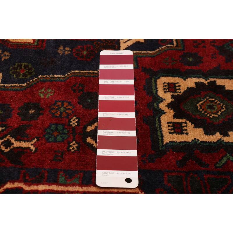 Teimani Red Rug 3'10" x 6'9" - 3'10 x 6'9