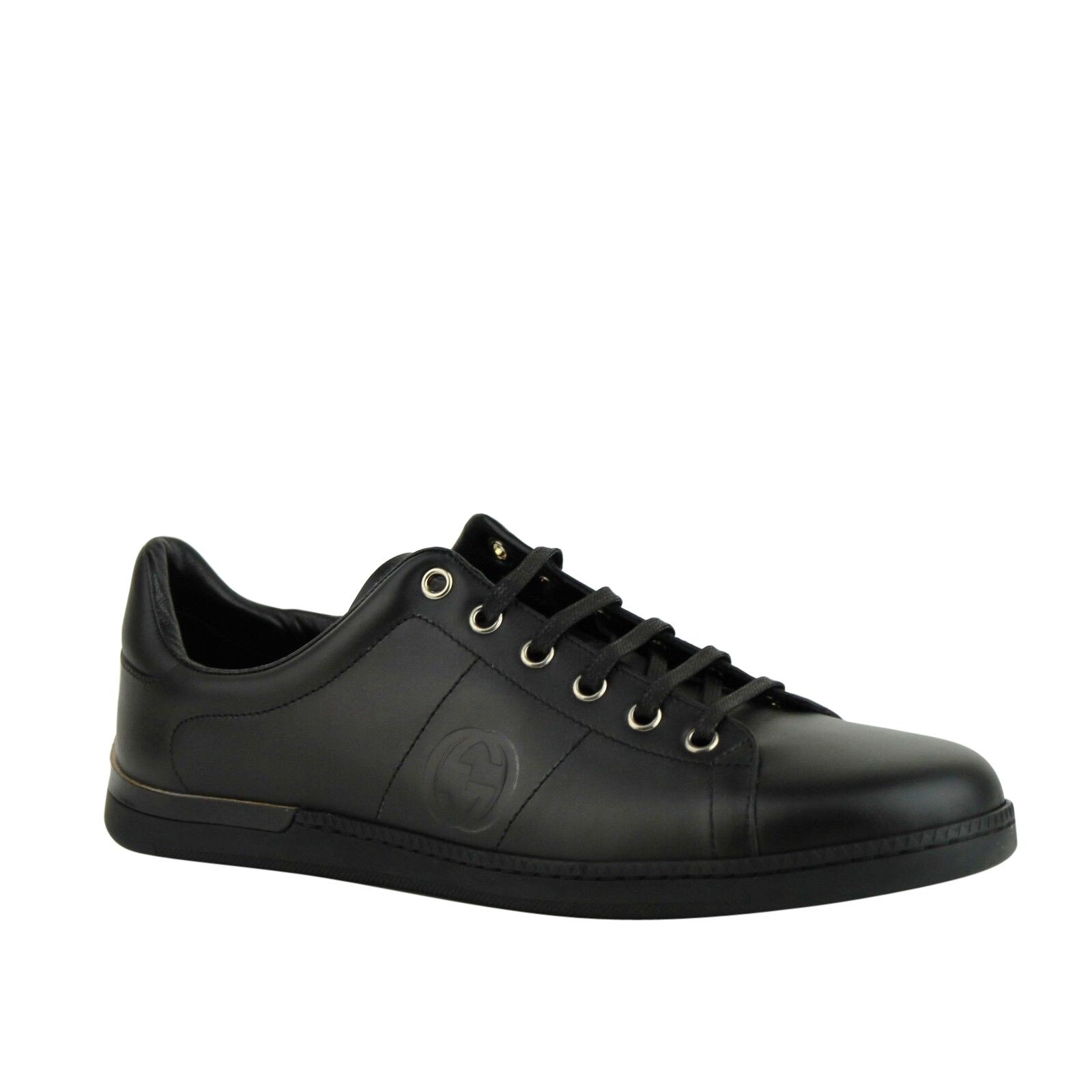 womens black gucci tennis shoes