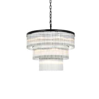 Holden 32 Inch Triple Tier Chandelier