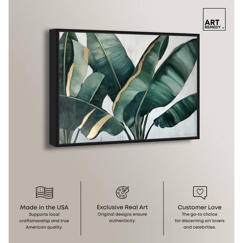 Jungle Jewel Jade I Canvas by Art Remedy