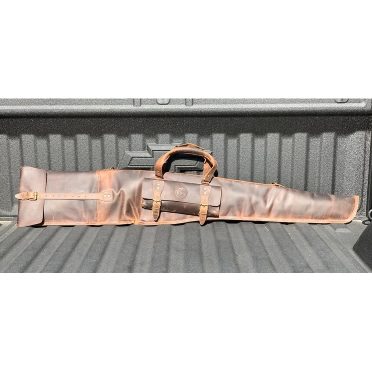 Outdoor Leisure Products Model CT10006 Leather Shotgun Case