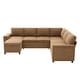 preview thumbnail 24 of 29, U-Shaped Convertible Sectional Sofa Bed with Storage Chaise by Harper&Bright Designs