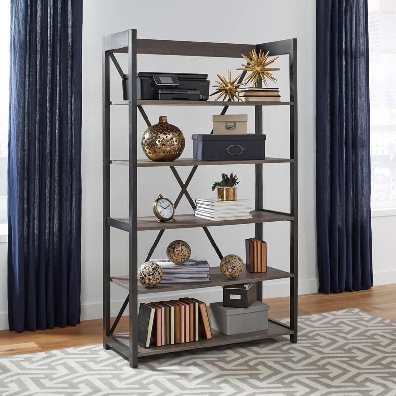Tanners Creek Greystone Bookcase - Greystone