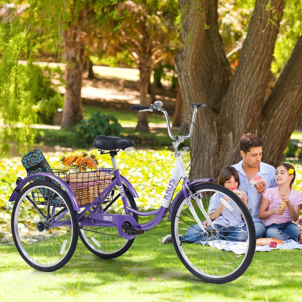 Purple 3 wheel best sale bike
