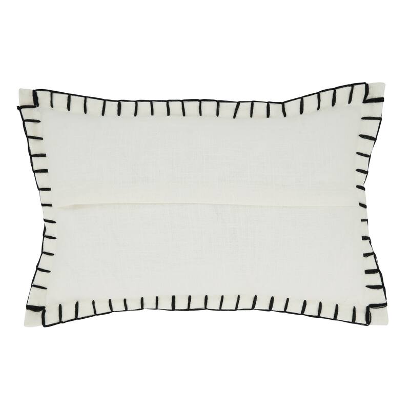 Simple Elegance Chunky Whip Stitch Throw Pillow