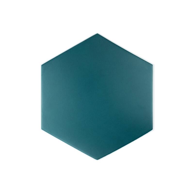 Honeycomb Hexagon 9 in. x 10 in. Glazed Porcelain Wall and Floor Tile