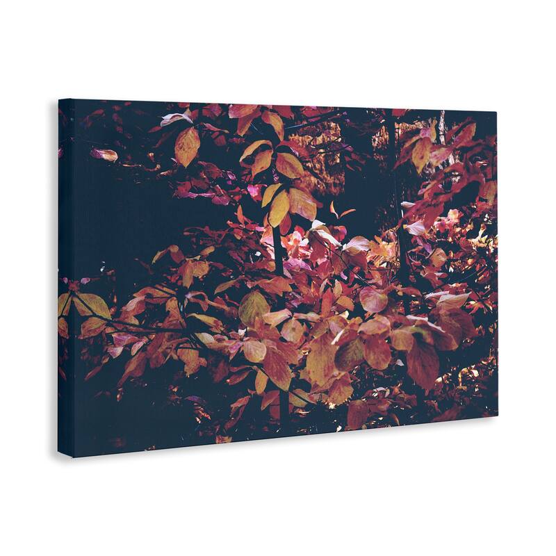 Stupell Dusky Forest Leaves Canvas Wall Art Design By Gemma Bardot