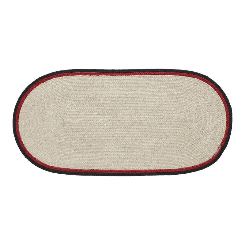 Jolly Ole Santa Jute Rug Oval 17x36
