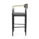 preview thumbnail 8 of 56, Christopher Knight Home Elmore Fabric and Iron 30 Inch Barstools (Set of 2)