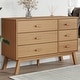 preview thumbnail 1 of 3, vidaXL Drawer Cabinet OLDEN Brown Solid Wood Pine