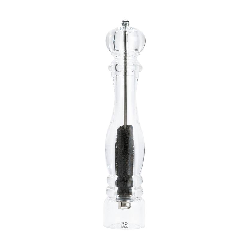 Peugeot 900838 Nancy Acrylic Pepper Mill, 38cm/15-Inch, Clear