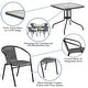 preview thumbnail 31 of 30, Powder-coated Aluminum/ Rattan Lightweight 5-piece Outdoor Dining Set