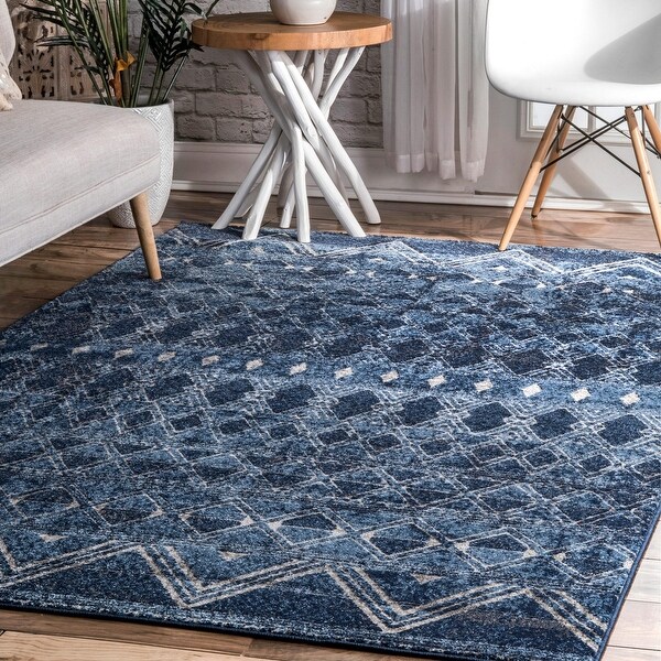 nuLOOM Transitional Saha Tribal Geo Striped Area Rug. Opens flyout.