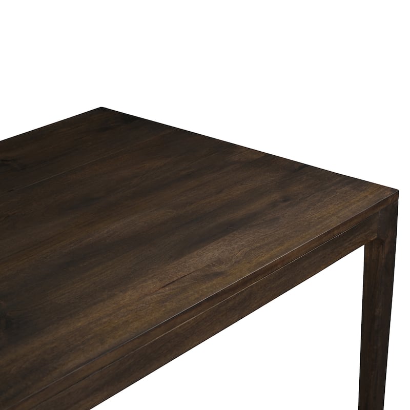 Sarah Contemporary Mango Wood Dining Table by Sevita - 84"L x 40"W x 30"H
