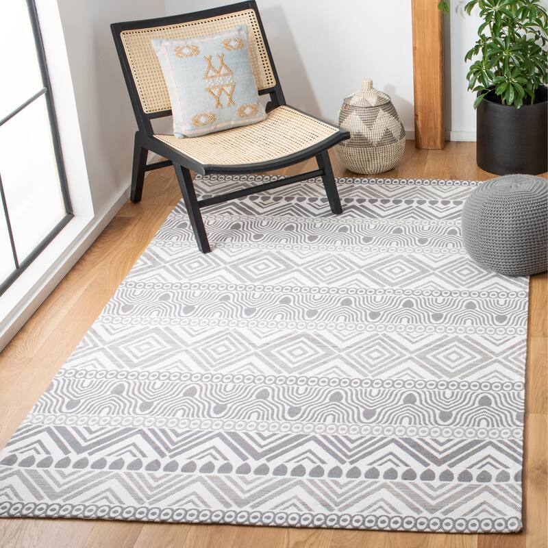 SAFAVIEH Handmade Marbella Noria Cotton Rug