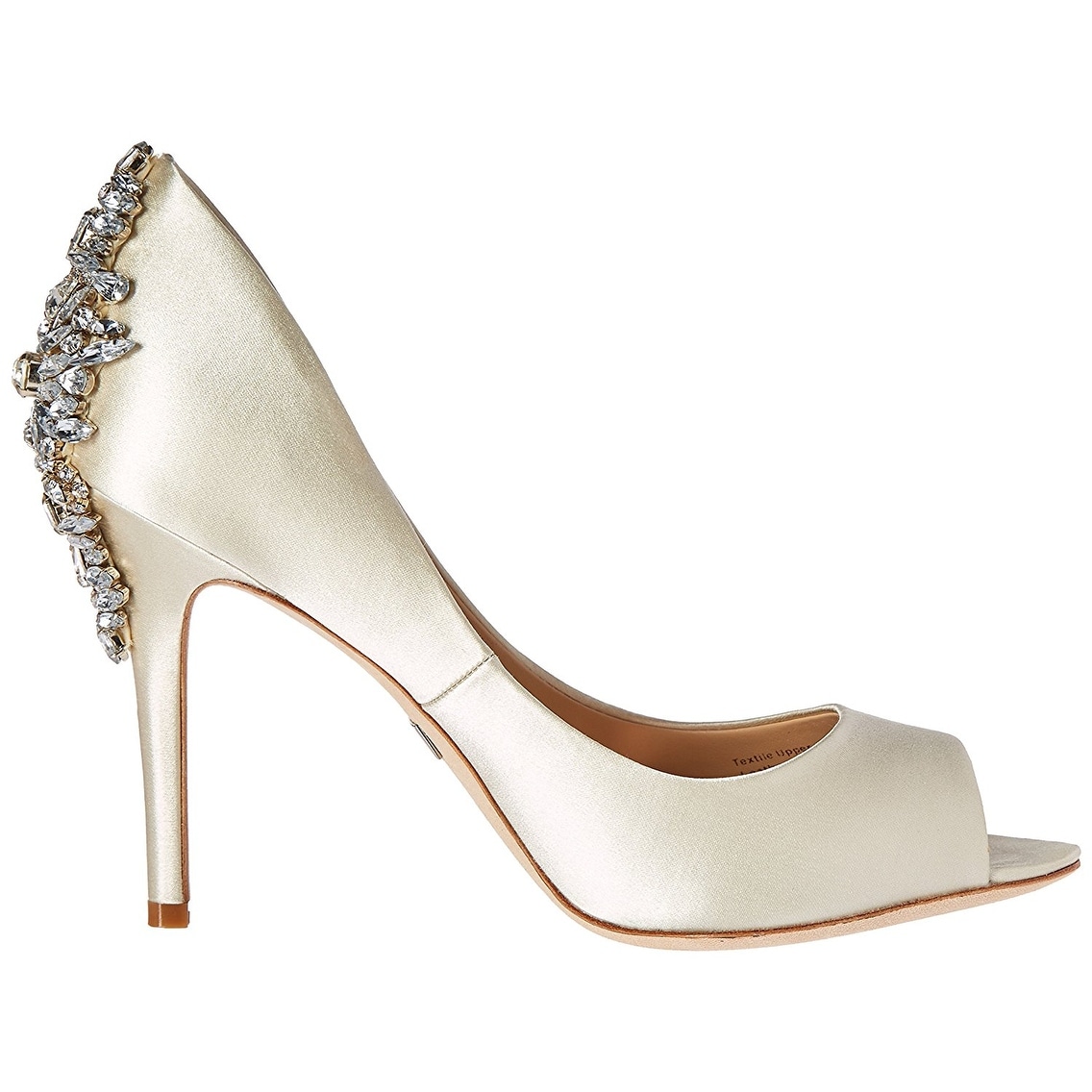 badgley mischka nilla peep toe pump