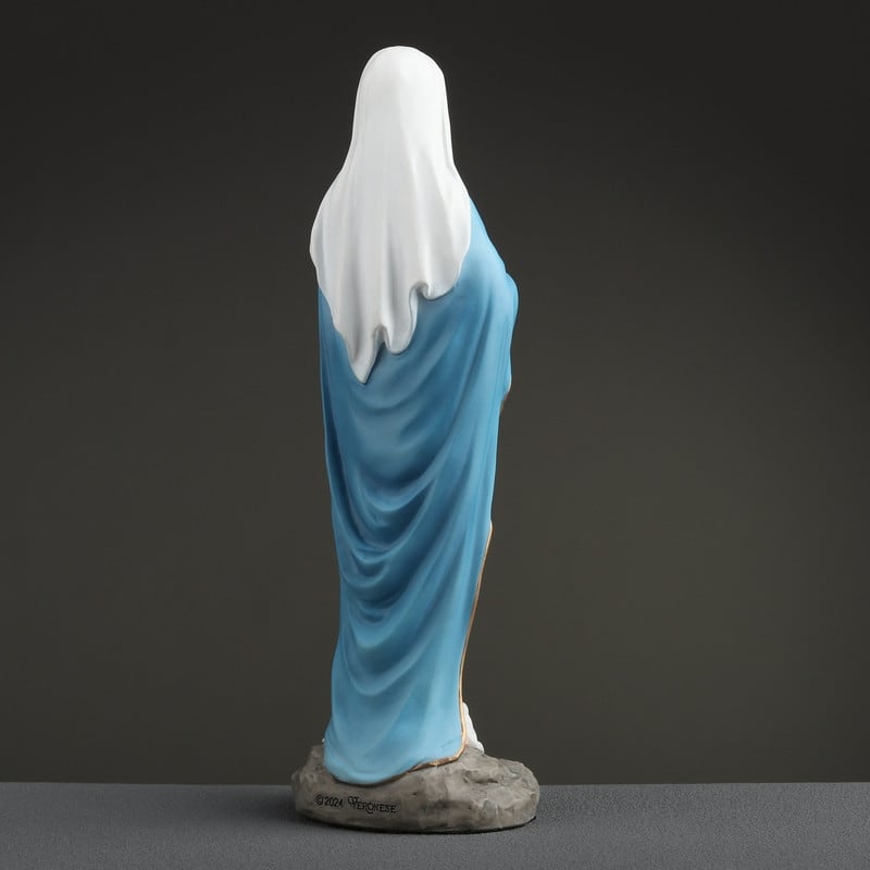 6.1 inches Height Polyresin Our Lady of Lourdes Multicolor Finish Figurine