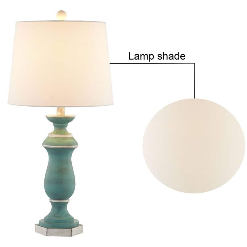 27" Resin Bedside Table Lamp (Set of 2)