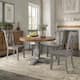 Option Antique Grey Chairs w Antique Grey Table
