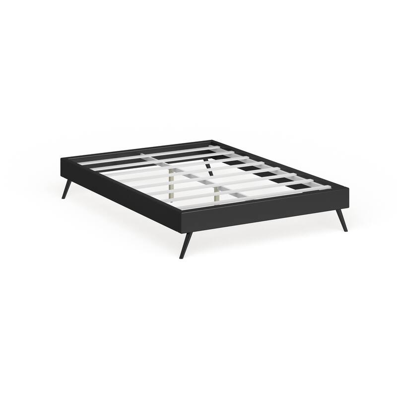 Modway Helen Black Wood Round Splayed Legs Bed