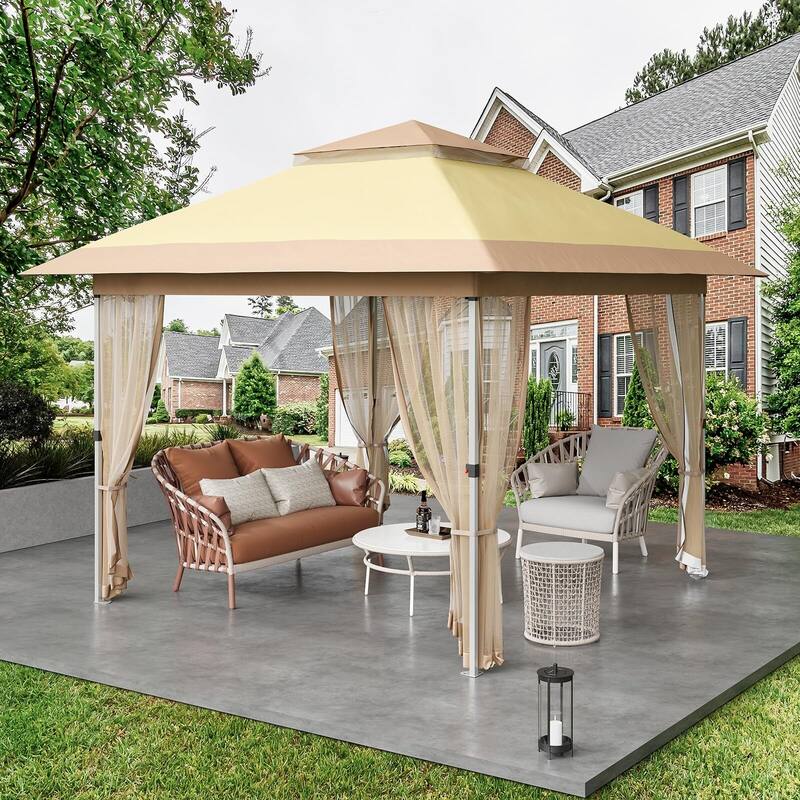 12'x12',11'x11' Gazebo Outdoor Pop up Canopy Tent