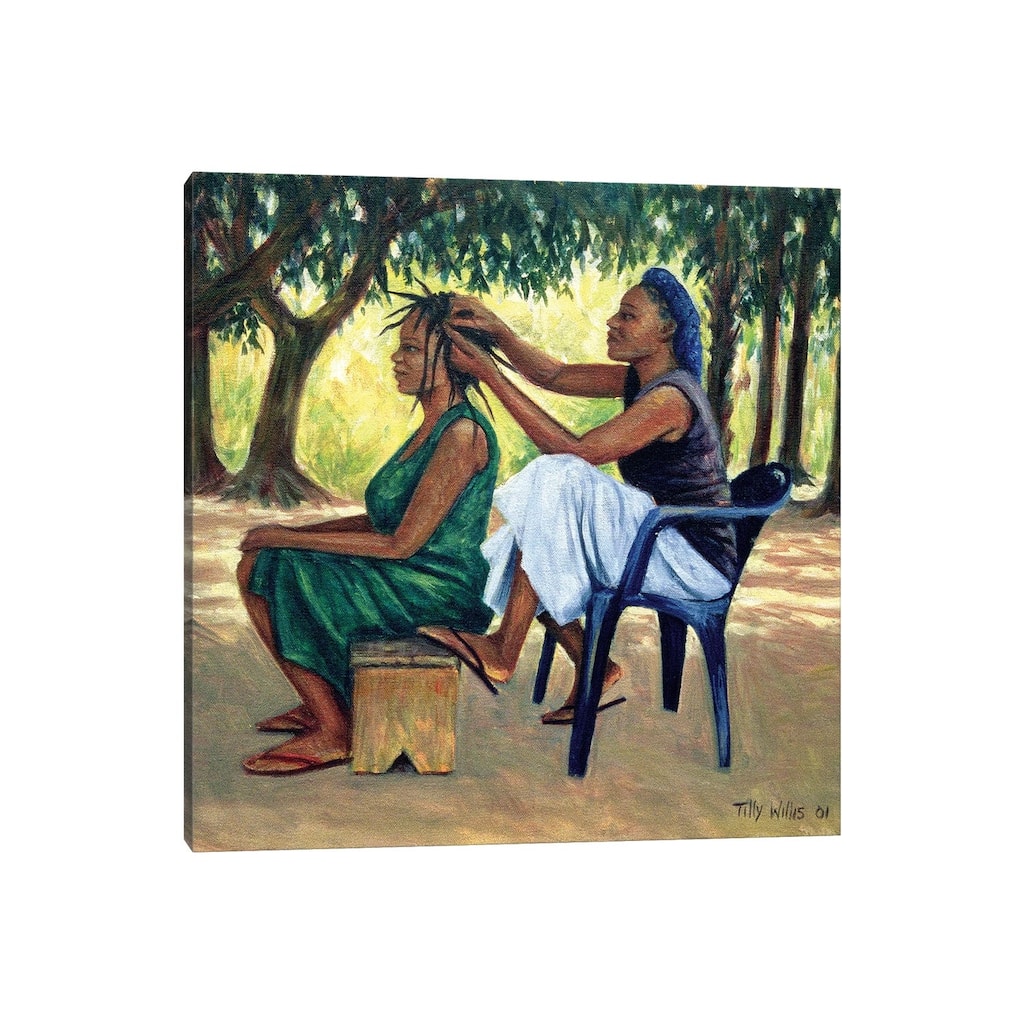 iCanvas "The Hairdresser" by Tilly Willis Canvas Print