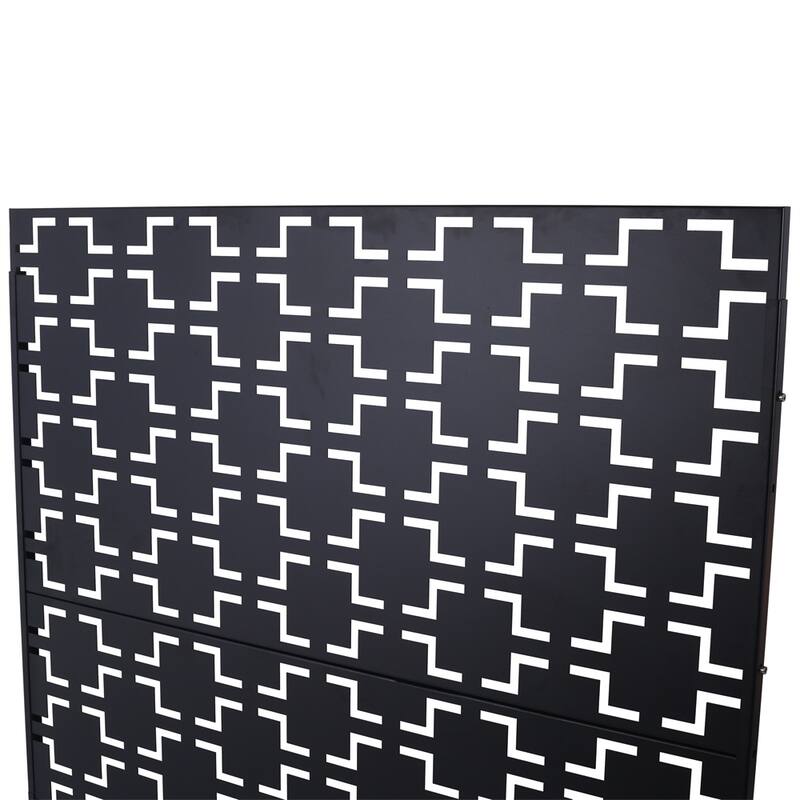Outdoor & Indoor Freestanding Privacy Screen Privacy Screen 76"H×48"W