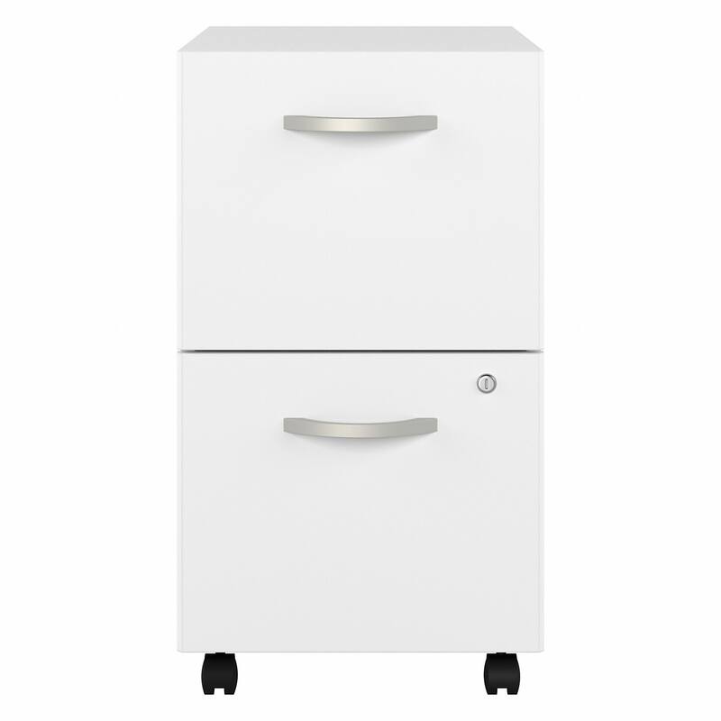 Hybrid 2 Drawer Mobile File Cabinet by Bush Business Furniture