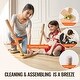 preview thumbnail 6 of 8, Natural Pine Wood Sensory Table with Storage Bins for Kids - 32.1” L x 23.6” W x 19.9” H