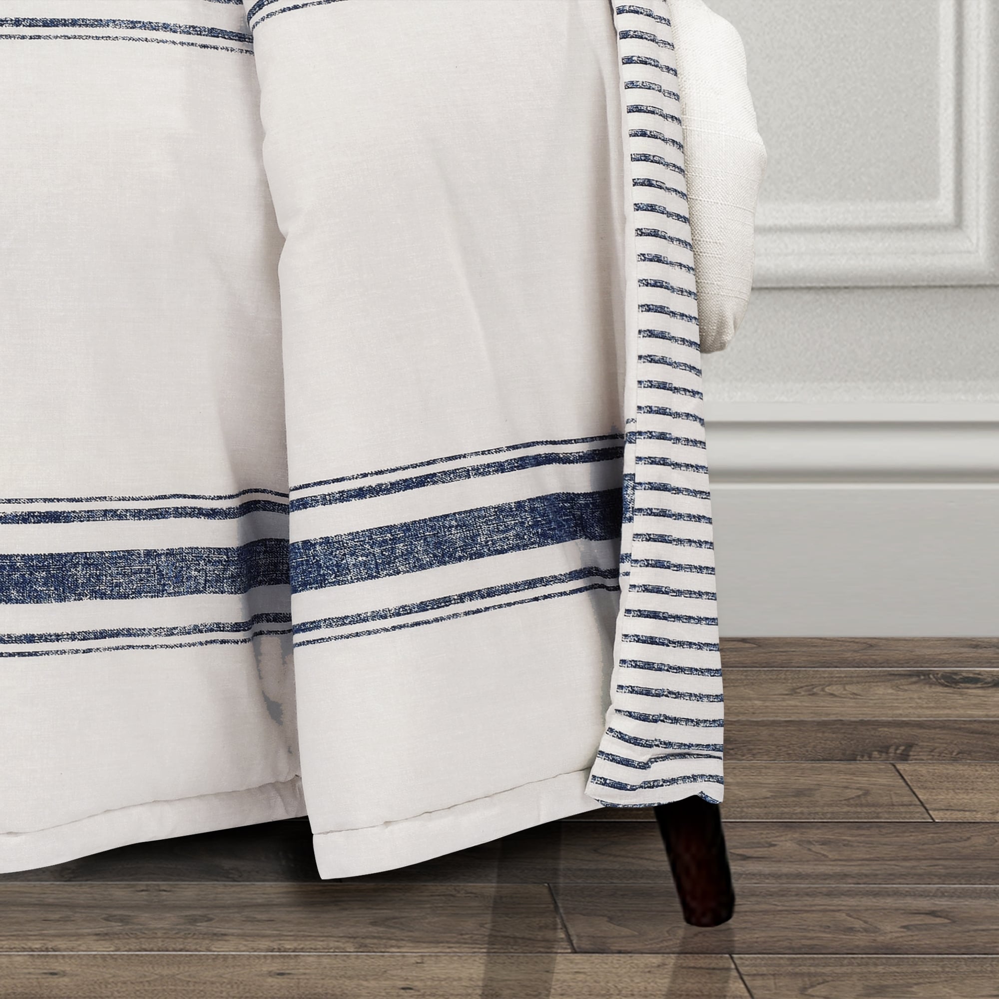 Lush decor farmhouse stripe throw online