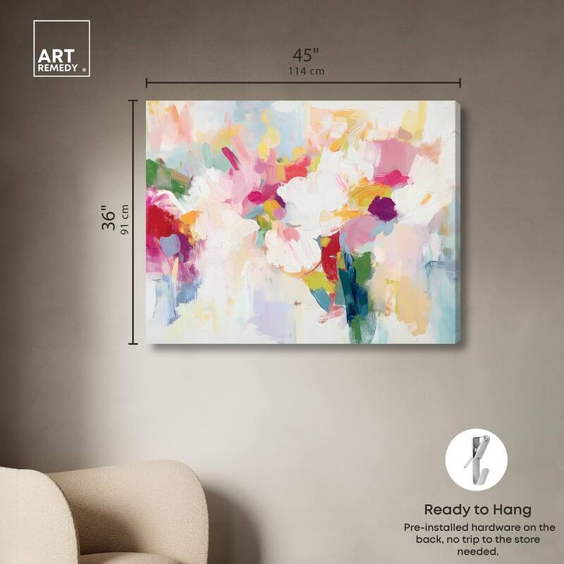 Saturated Colors I Canvas by Art Remedy, Gallery Wrapped