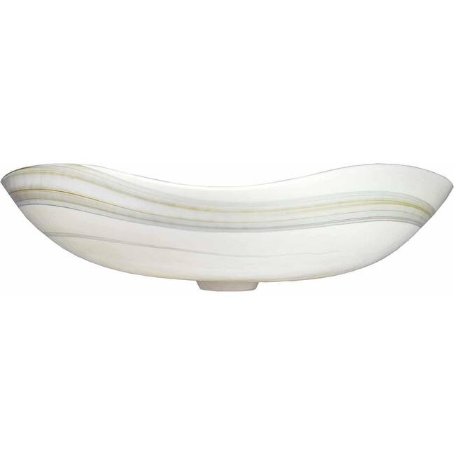 Native Trails Murano 14-3/4" Square Glass Vessel Bathroom Sink