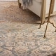 preview thumbnail 4 of 7, The Curated Nomad Durlston Printed Trellis Gold/ Green Cotton Mix Area Rug