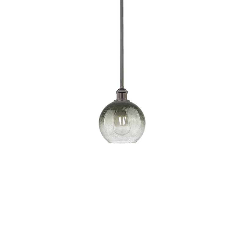 Innovations Lighting 616-1S-10-8 Brookhaven Globe Pendant Brookhaven - Oil Rubbed Bronze / Slate