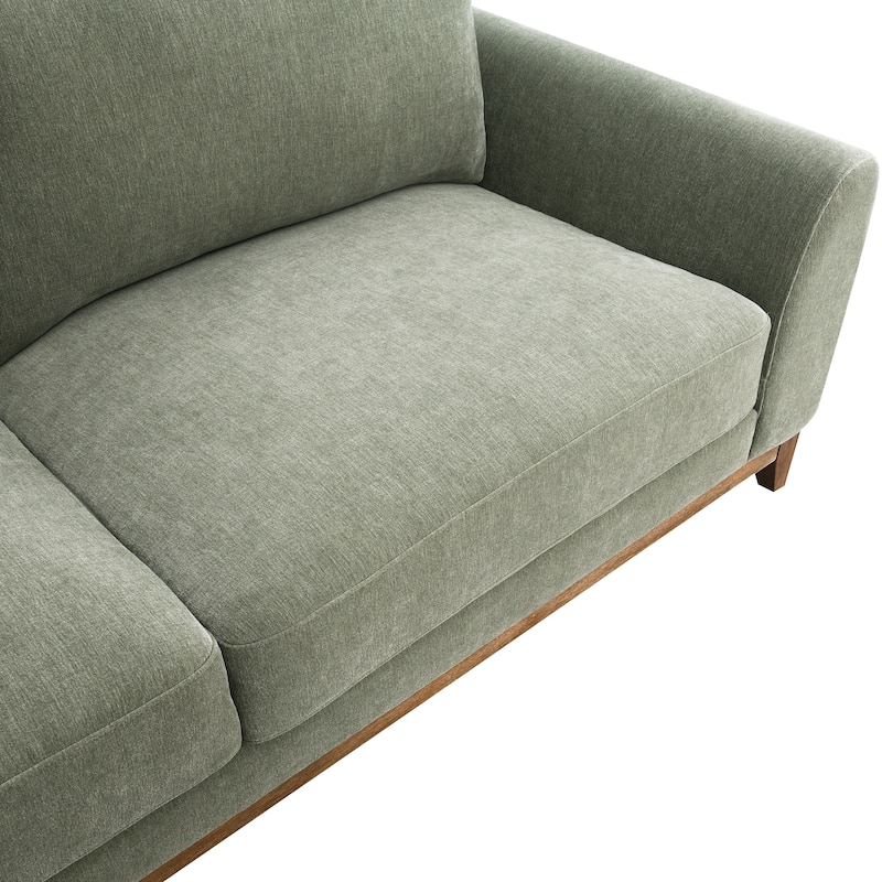 Furniture of America Lurek Mid Century Modern OEKO TEX Chenille Sofa
