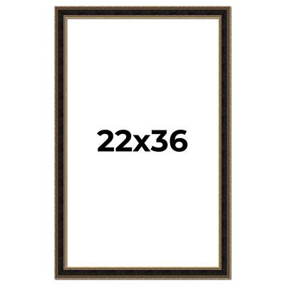 22x36 Frame Gold Antique Vintage Sold Wood Picture Frame | 1.75 Inch