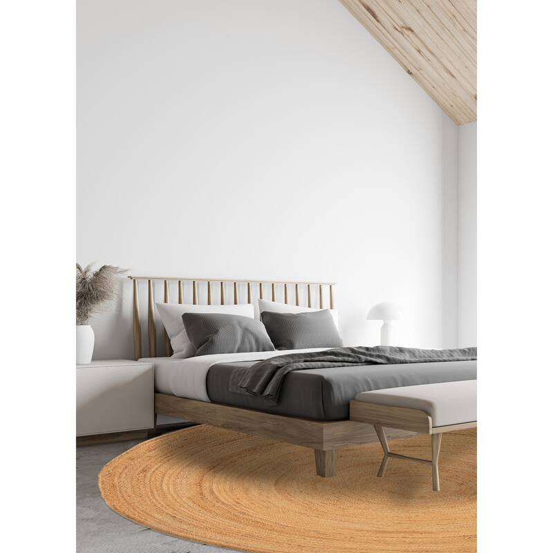 Palas Denizli Tan Rug 6'8" x 6'8" - 6'8 x 6'8