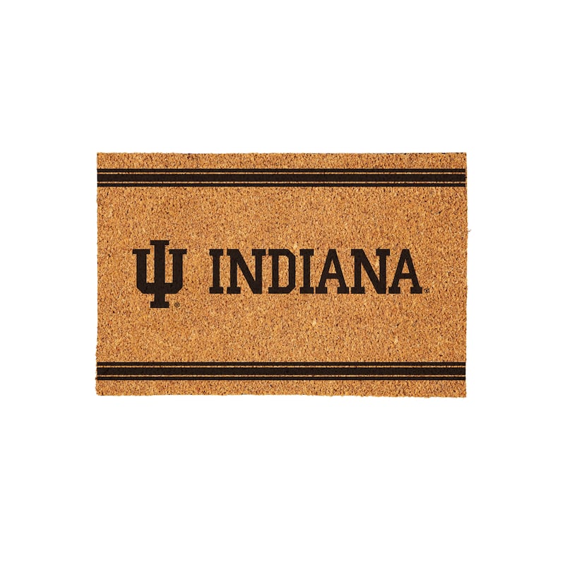 Indiana University Monochrome Indoor/Outdoor Coir Door Mat