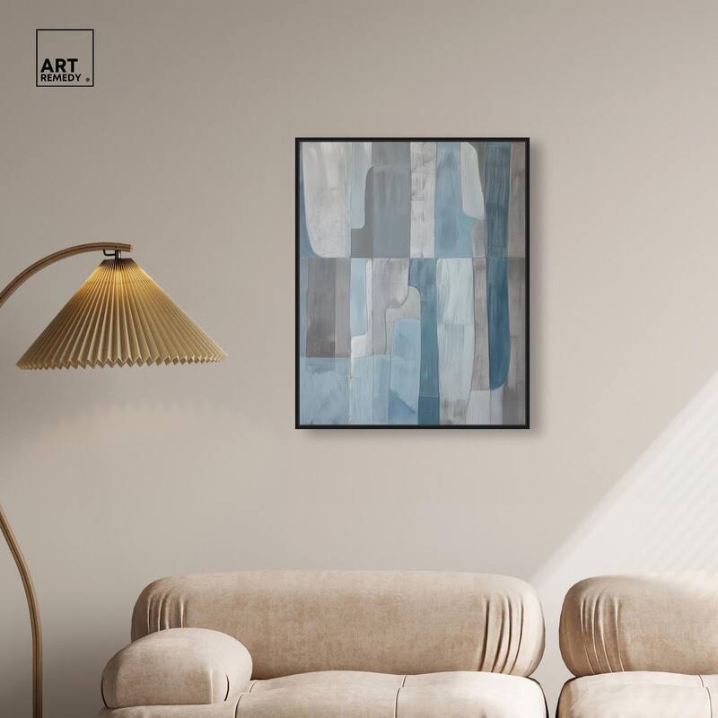 Tessellated Tones II Canvas by Art Remedy