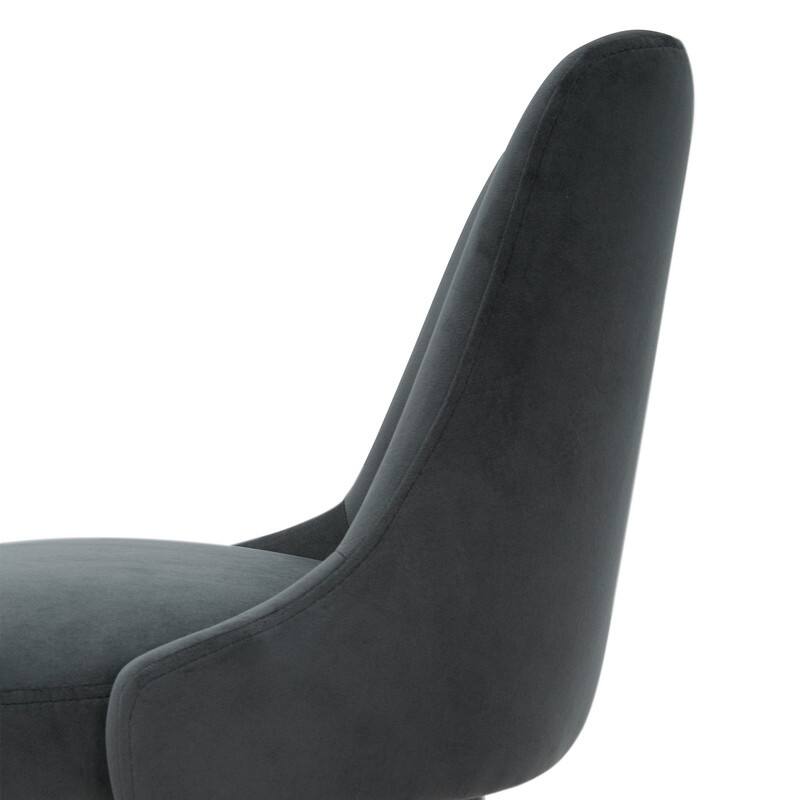 Spruce & Spring Hazel Upholstered Counter Height Swivel Barstool with Back