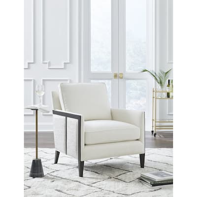 Signature Design by Ashley Ardenworth Black/Ivory Accent Chair - 30" W x 33.5" D x 33" H