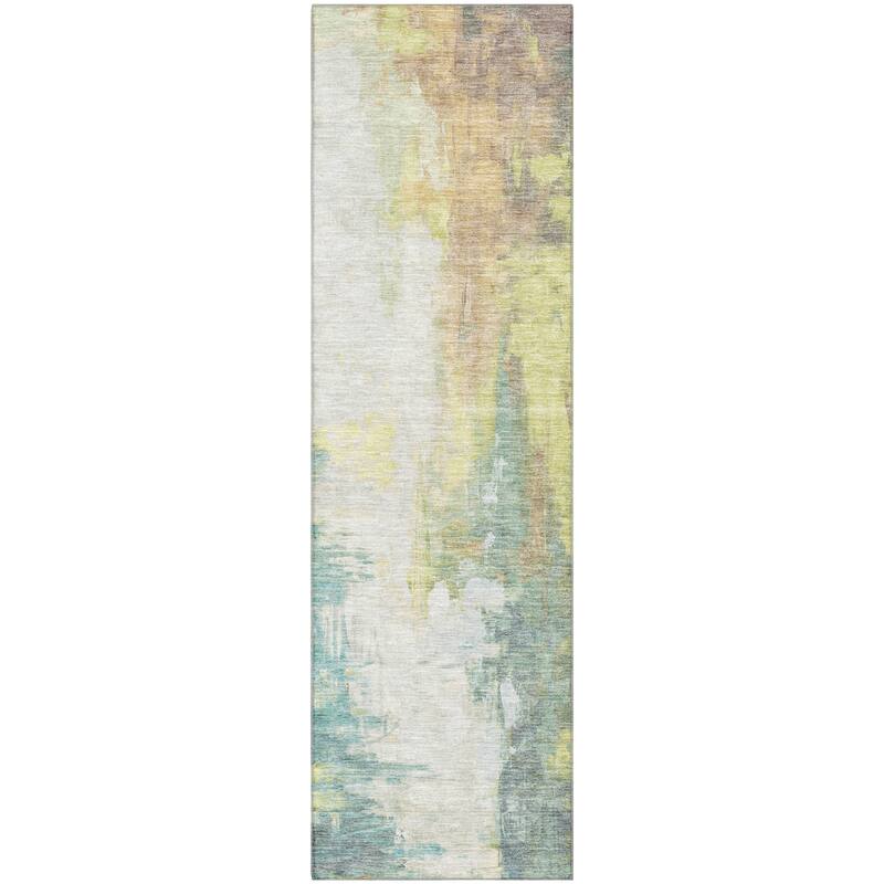 Premium Washable Super Soft Abstract Brushstroke Mayfield Rug