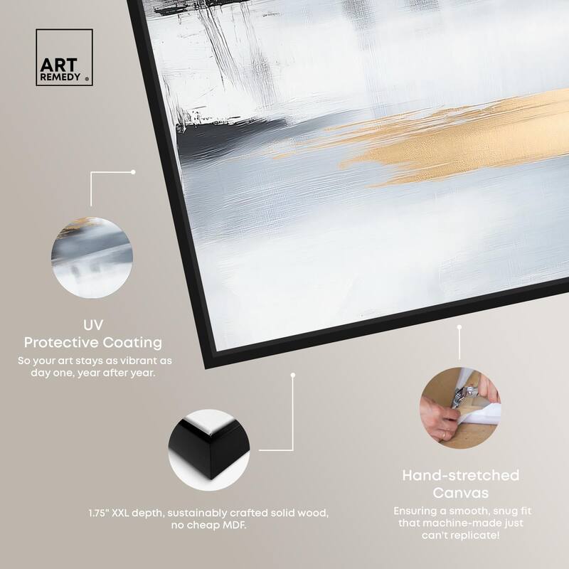 Visual Gold Vortex II Canvas by Art Remedy