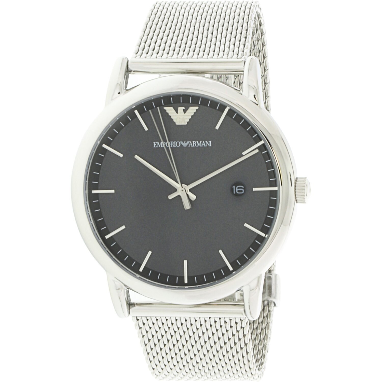 emporio armani stainless steel watch