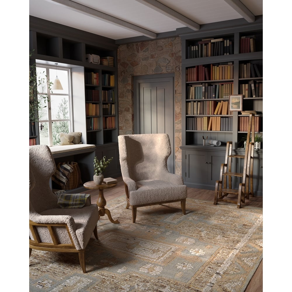 Momeni Nirvana Hand Woven Wool and Jute Oriental Area Rug