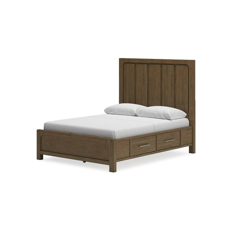 Signature Design by Ashley Cabalynn Brown Panel Bed with Storage