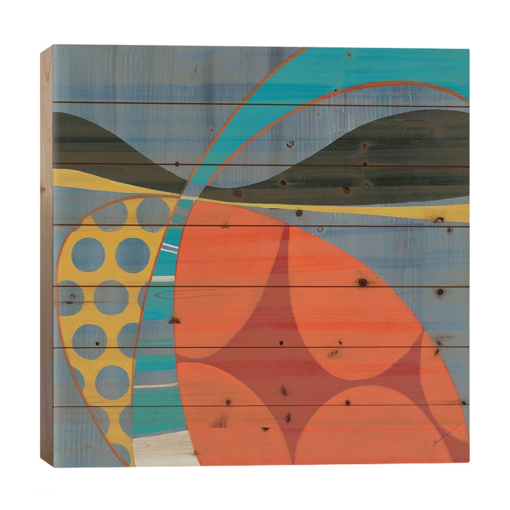 Transistor II Print On Wood by Liz Jardine - Multi-Color