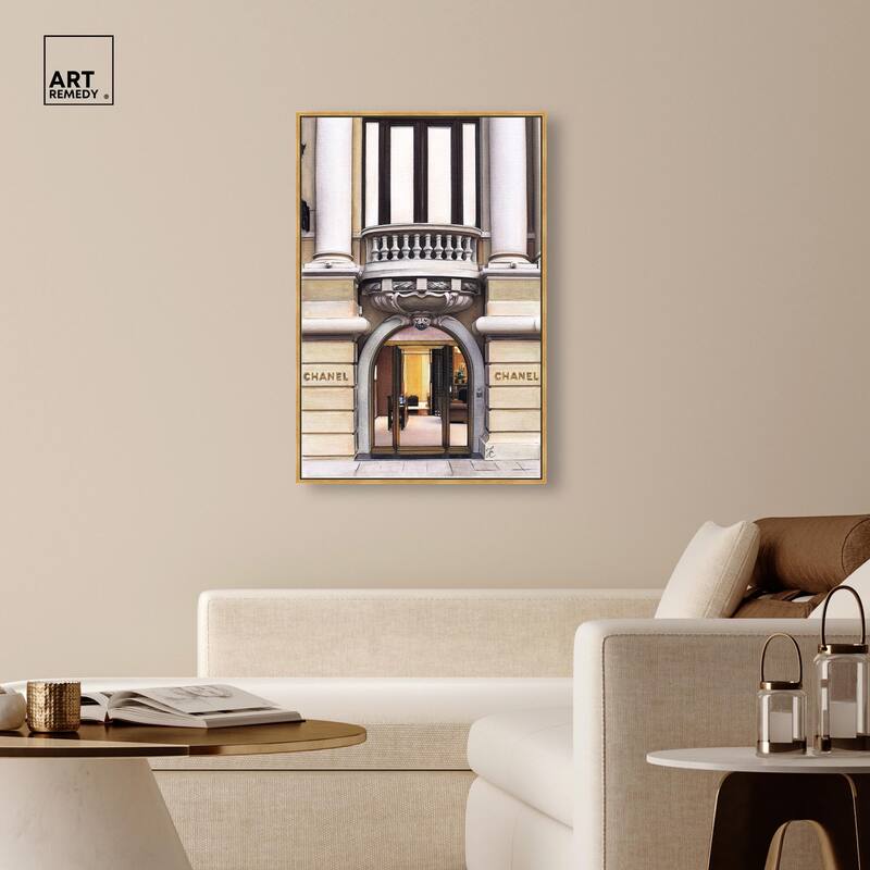 Expensive Store in Paris Canvas by Art Remedy