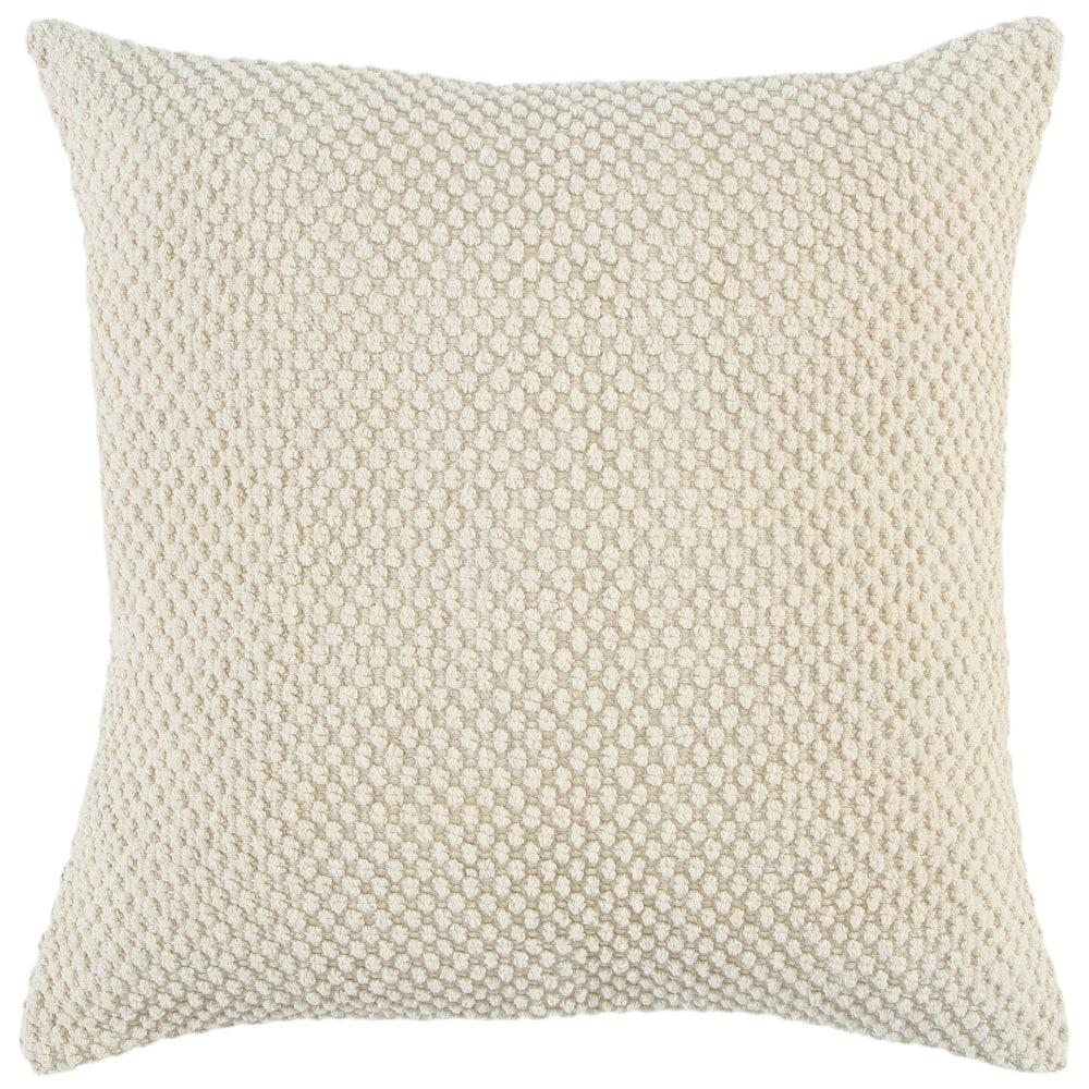 Rizzy Home Transitional Solid Light Texture Throw Pillow, 20-inch