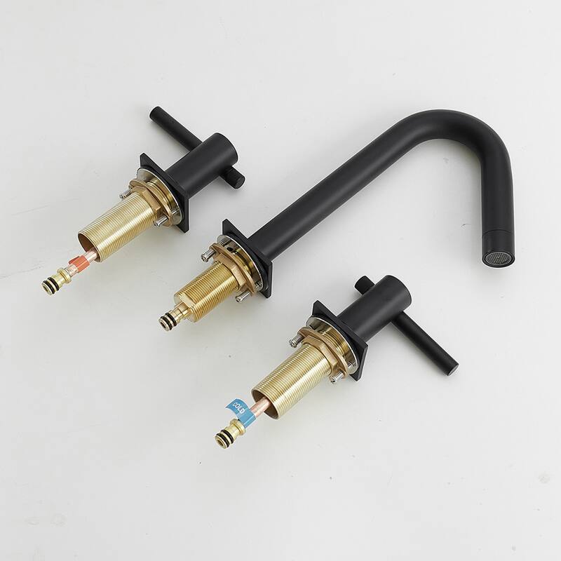 Two-Handle Faucet with Pop-Up Spout